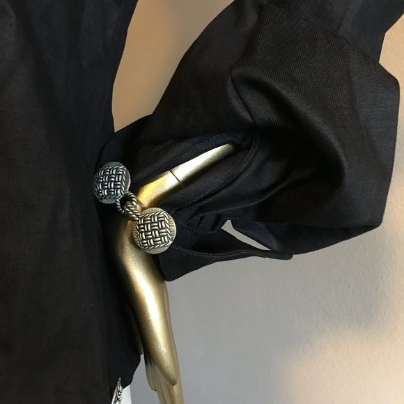 WASSA WEAR BOUTIQUE Denim Zig Zag Jacket  HAND-MADE - Picture 8 of 16